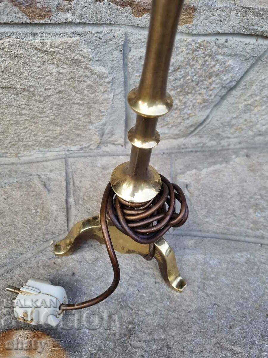 Δημοπρασία Παλιά χάλκινη λάμπα