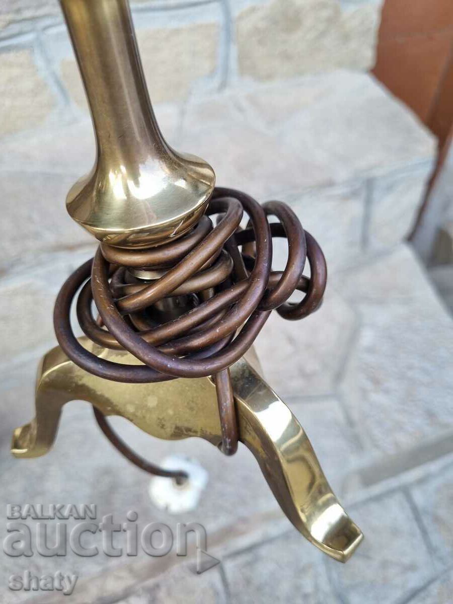 Παλιά χάλκινη λάμπα - 7