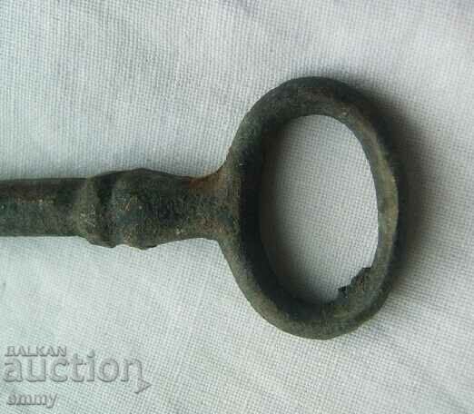 Old large door key, 12 cm with price 25.00 BGN | € 12.78 Old large door key, 12 cm with price 25.00 BGN | € 12.78