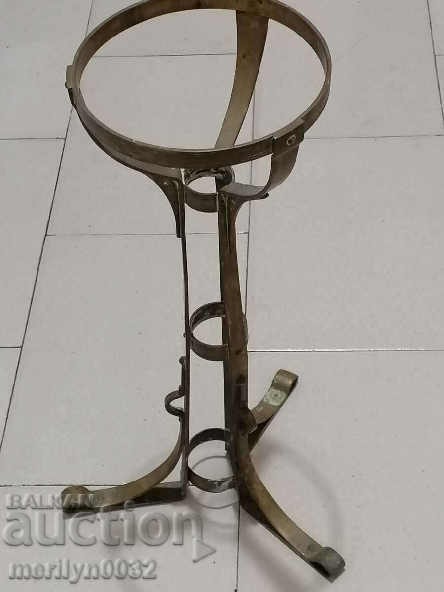 Μπρούτζινο σταντ για λαμπάκι υγραερίου τασάκι τασάκι - 5