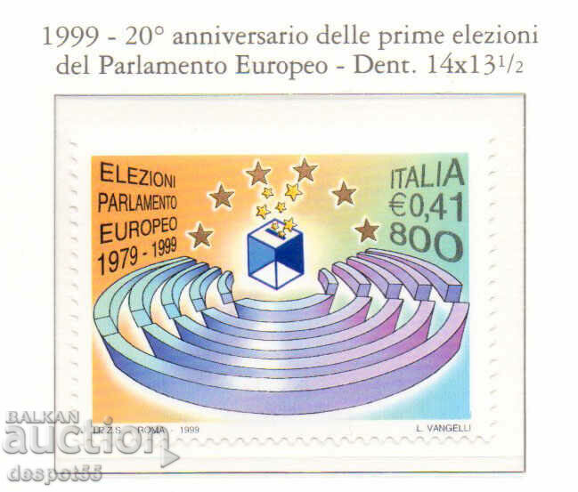 1999 Италия. 20 г. от първите избори за Европейски парламент