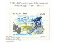 1999. Italia. 80 de ani de la nașterea lui Fausto Coppi.