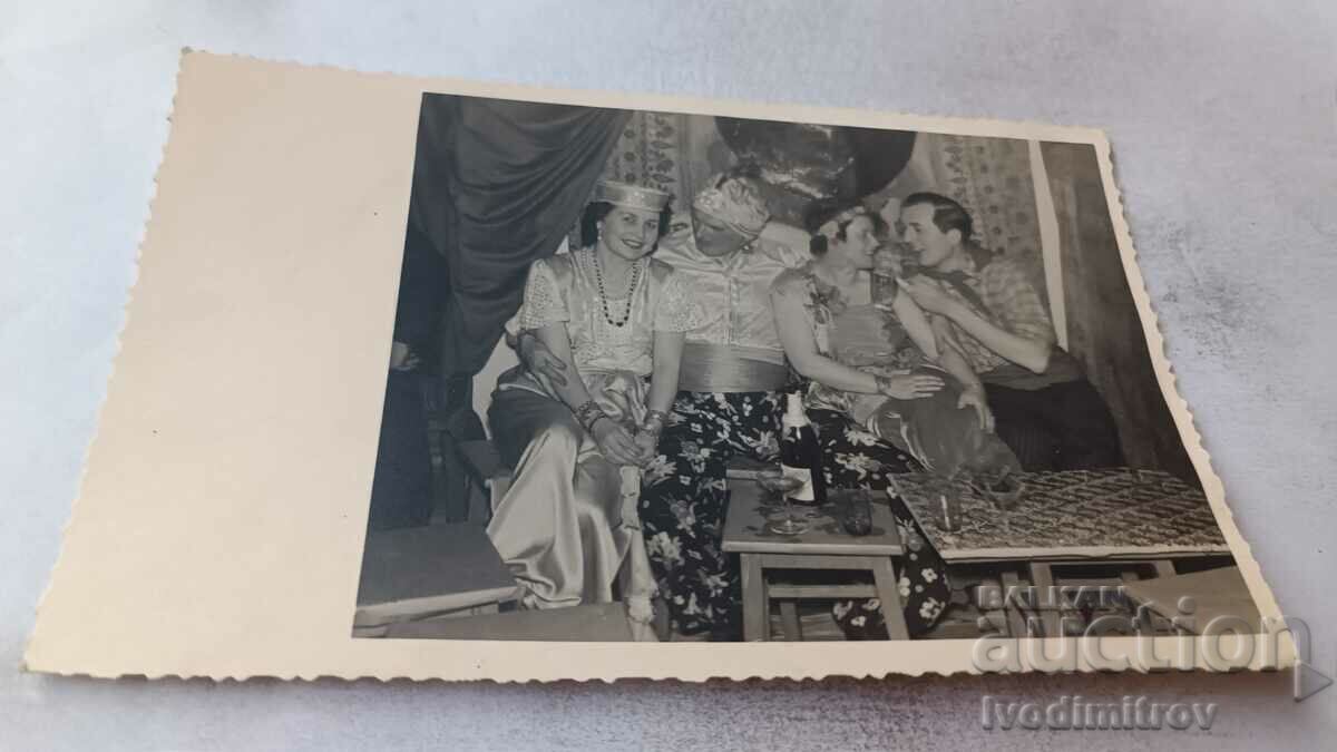 Foto delegația austro-germană Sofia la un bal