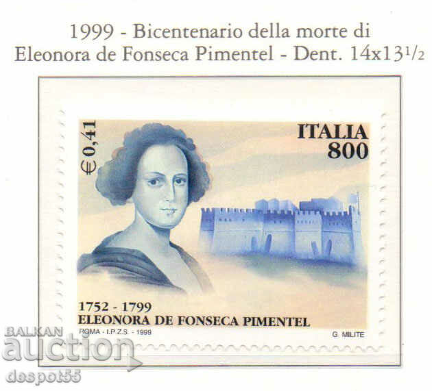 1999. Italy. Anniversary of the death of Eleonora Pimental.
