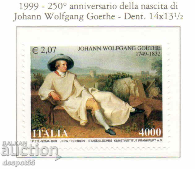 1999. Italy. 250 years since the birth of Johann Wolfgang Goethe.