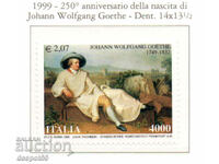 1999. Italia. 250 de ani de la nașterea lui Johann Wolfgang Goethe.