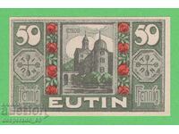 (¯`'•.¸NOTGELD (orașul Eutin) 1920 UNC -50 pfennig¸.•'´¯)