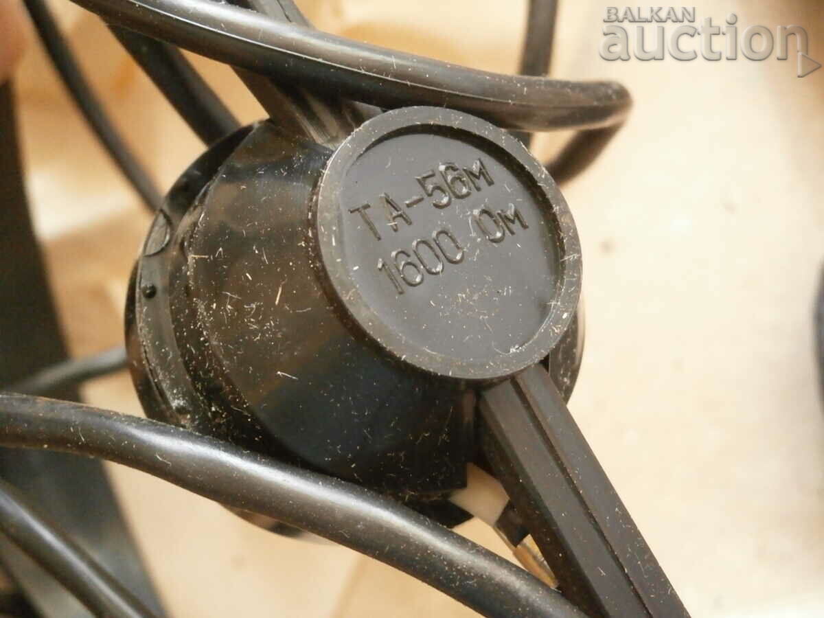 Παράδοση αντίκες ακουστικά από τον ραδιοφωνικό σταθμό ΕΣΣΔ 3200 ohms Παράδοση αντίκες ακουστικά από τον ραδιοφωνικό σταθμό ΕΣΣΔ 3200 ohms