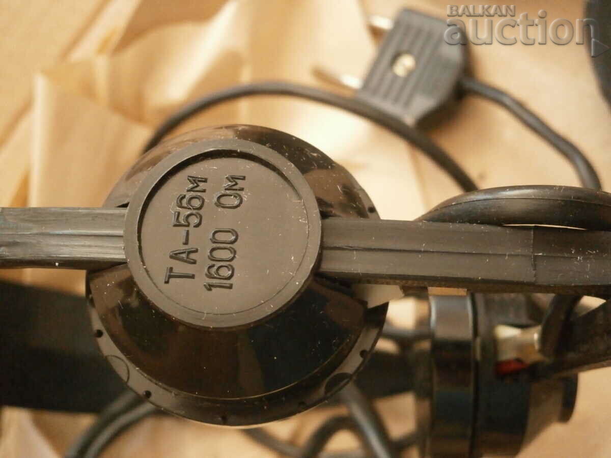 αντίκες ακουστικά από τον ραδιοφωνικό σταθμό ΕΣΣΔ 3200 ohms - 5 αντίκες ακουστικά από τον ραδιοφωνικό σταθμό ΕΣΣΔ 3200 ohms - 5