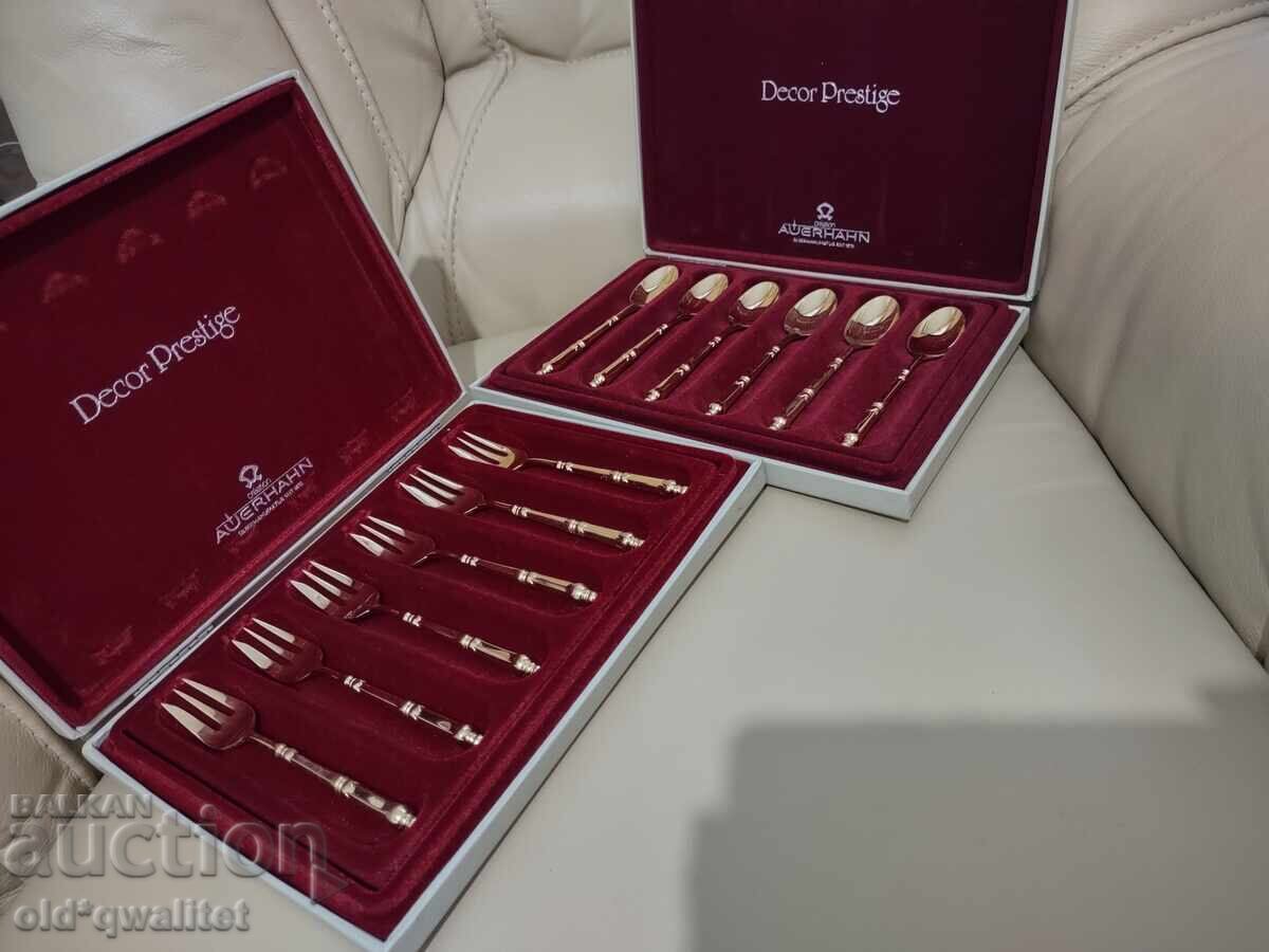 Luxury gold-plated cutlery forks spoons with price 497.00 BGN | € 254.11