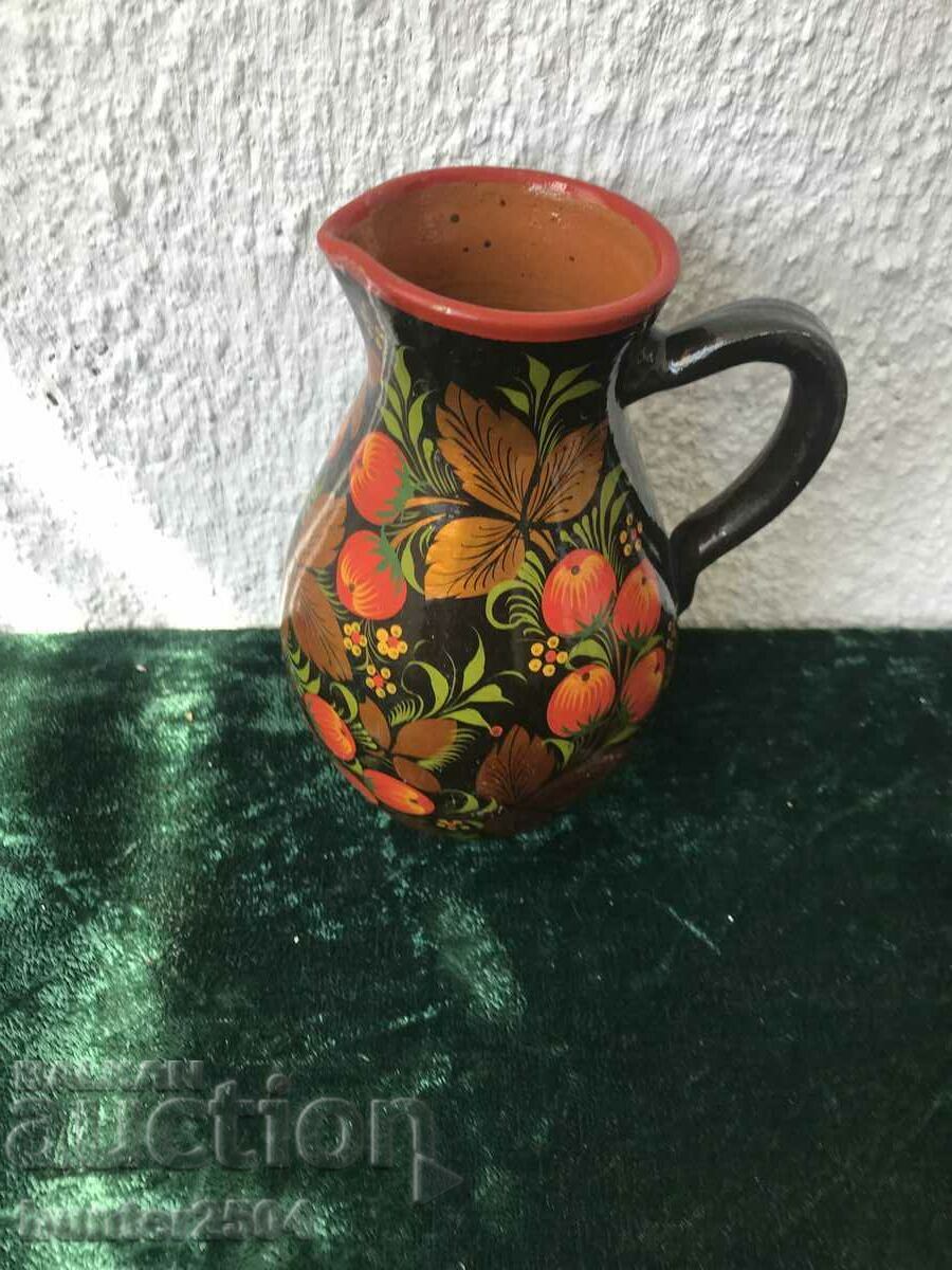 Vase-jug, 20/8 cm, painted, USSR