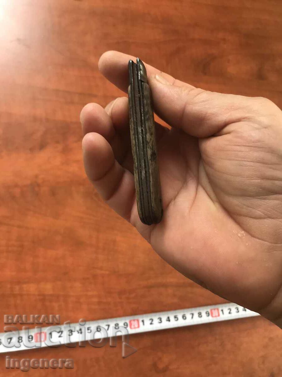 FOLDING KNIFE BLADE WOODEN STICK LEG VERY OLD - 5 FOLDING KNIFE BLADE WOODEN STICK LEG VERY OLD - 5
