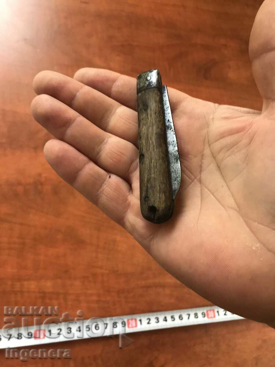 FOLDING KNIFE BLADE WOODEN STICK LEG VERY OLD - 6 FOLDING KNIFE BLADE WOODEN STICK LEG VERY OLD - 6