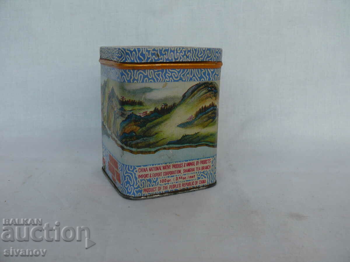 Old Metal Chinese Tea Box #1485 with price 9.99 BGN | € 5.11 Old Metal Chinese Tea Box #1485 with price 9.99 BGN | € 5.11