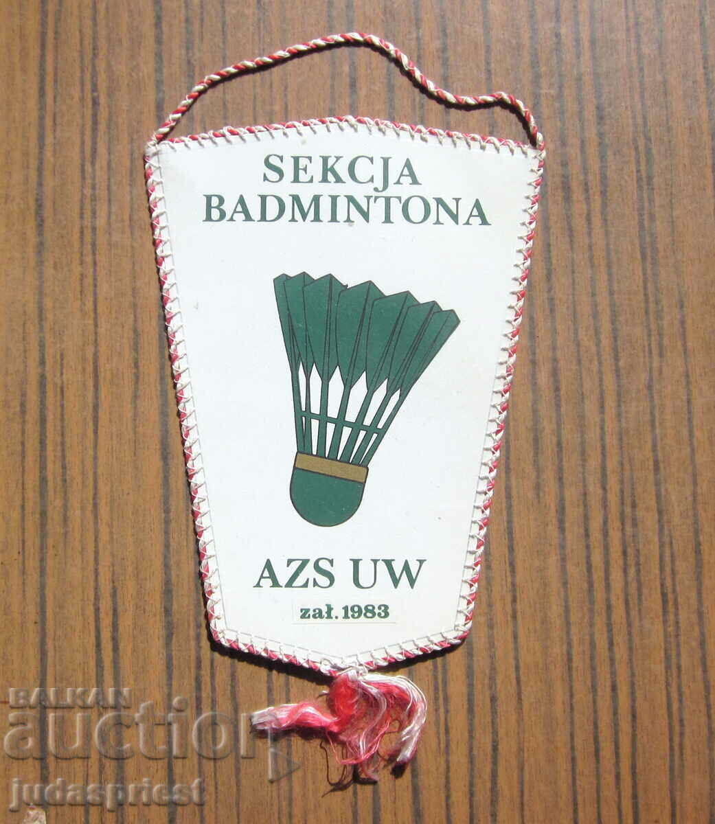 Campionatul de badminton cu fanion sport vechi 1983