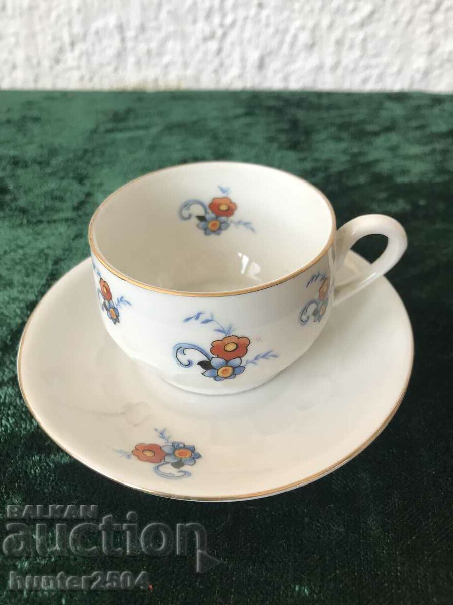 Чашка с чинийка-Бавария-за кафе