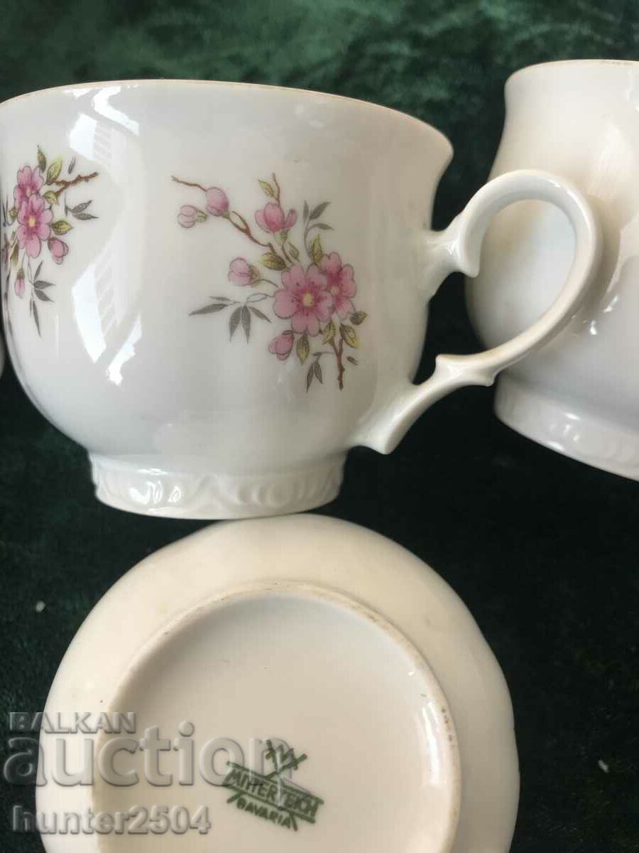 Auction  Coffee cups-7 pcs, 6/8 cm, Bavaria
