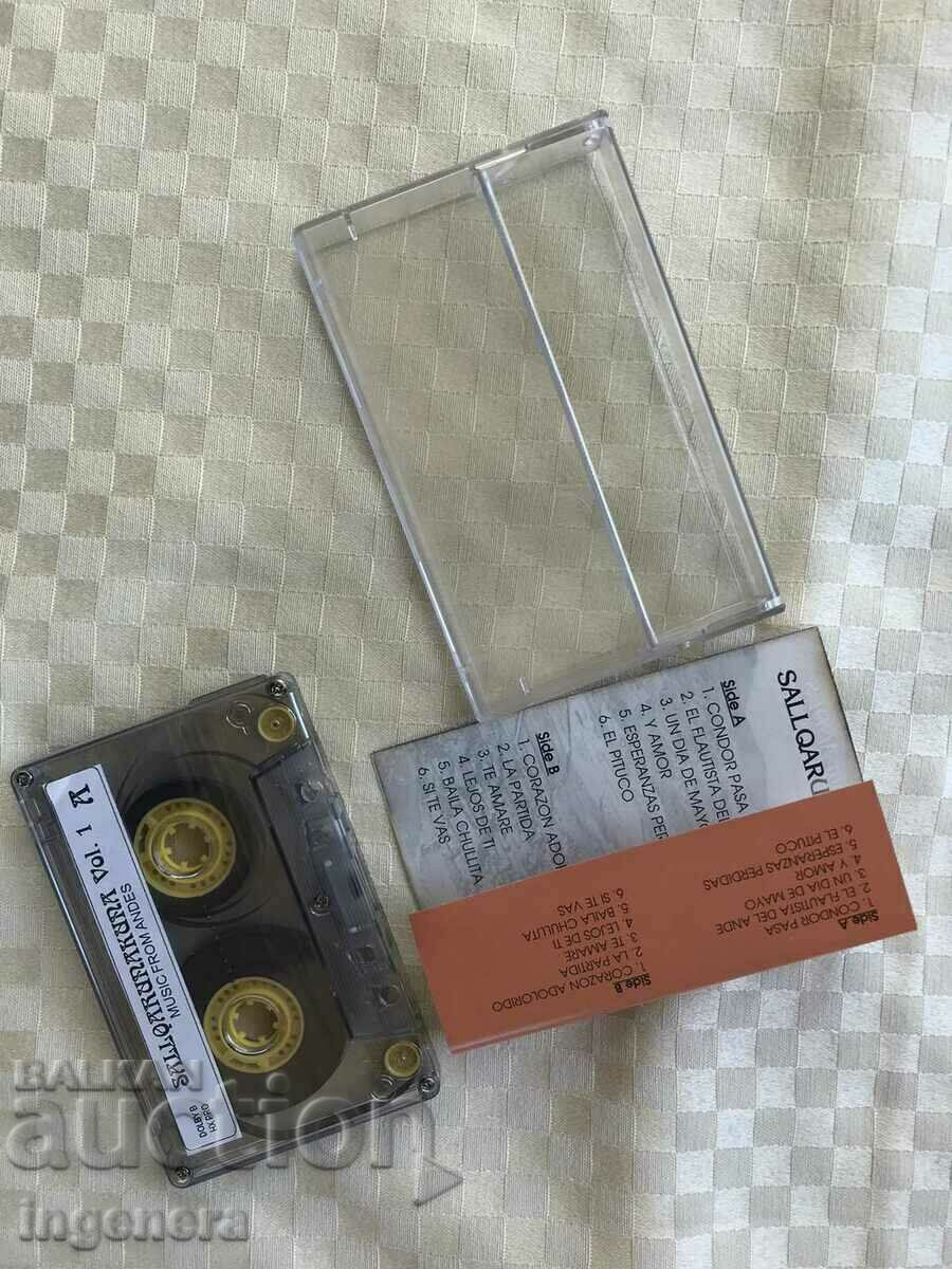 AUDIO CASSETTE CASSETTE-SALLQARUNAKUNA ORIGINAL with price 7.00 BGN | € 3.58 AUDIO CASSETTE CASSETTE-SALLQARUNAKUNA ORIGINAL with price 7.00 BGN | € 3.58
