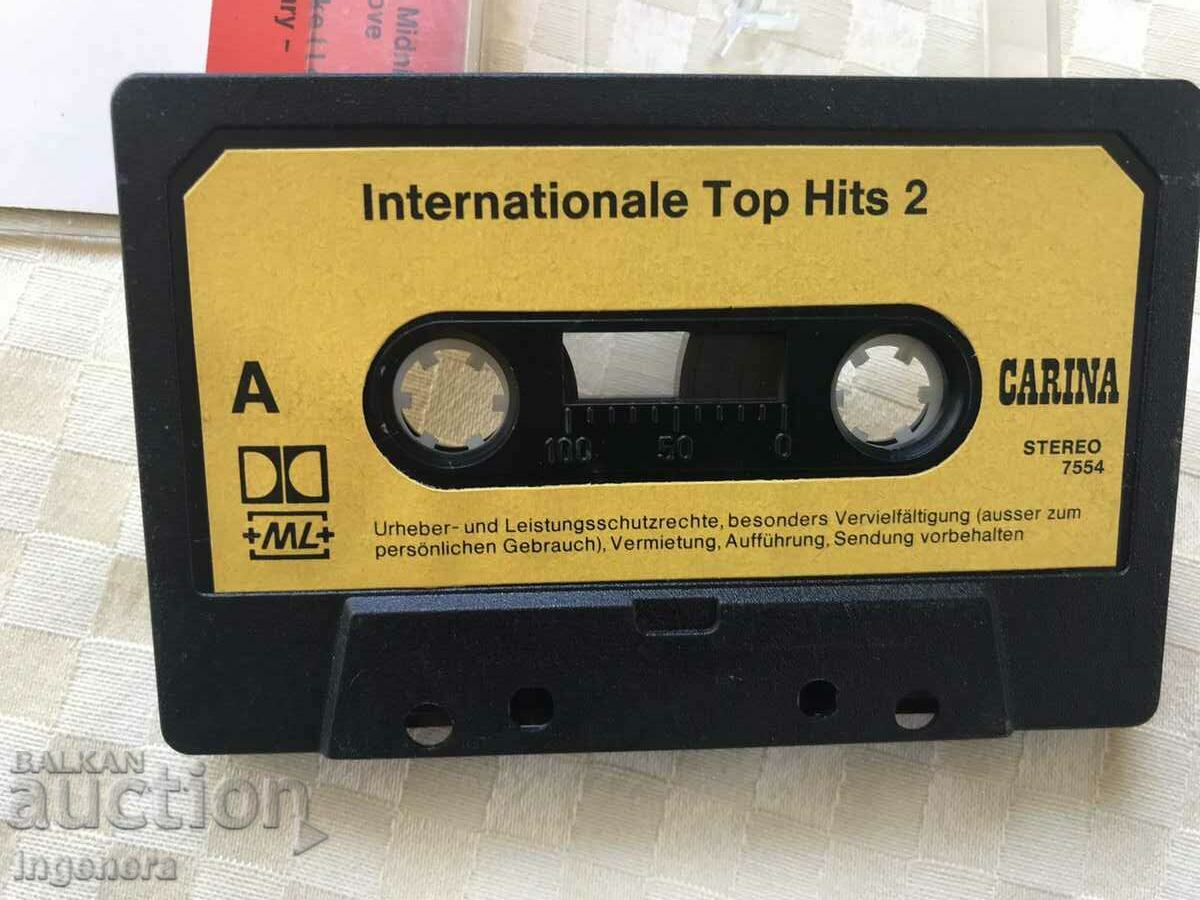 AUDIO CASSETTE CASSETTE-TOP HITS- ORIGINAL with price 16.00 BGN | € 8.18 AUDIO CASSETTE CASSETTE-TOP HITS- ORIGINAL with price 16.00 BGN | € 8.18