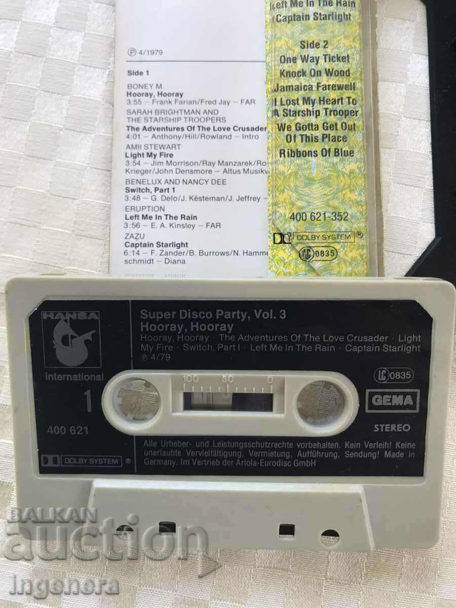 Livrarea CASETA AUDIO CASETA ORIGINAL-SUPER DISCO PARTY