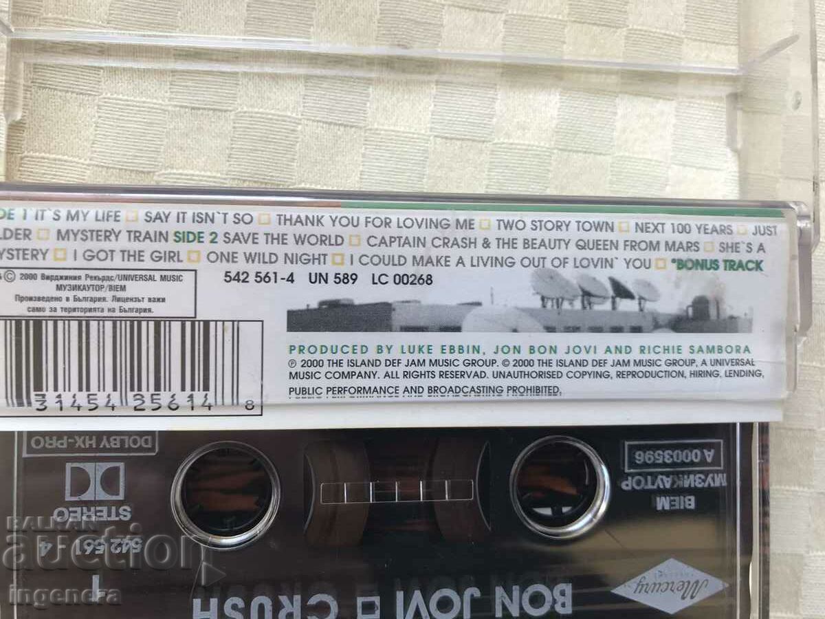 AUDIO CASSETTE CASSETTE ORIGINAL-BON JOVE - 5
