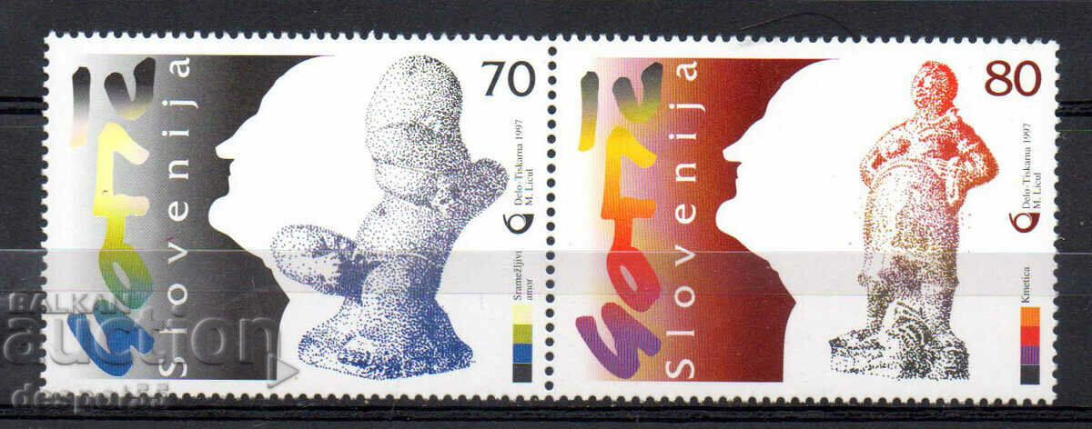 1997. Slovenia. Arta - Sculptorul Frans Gors.