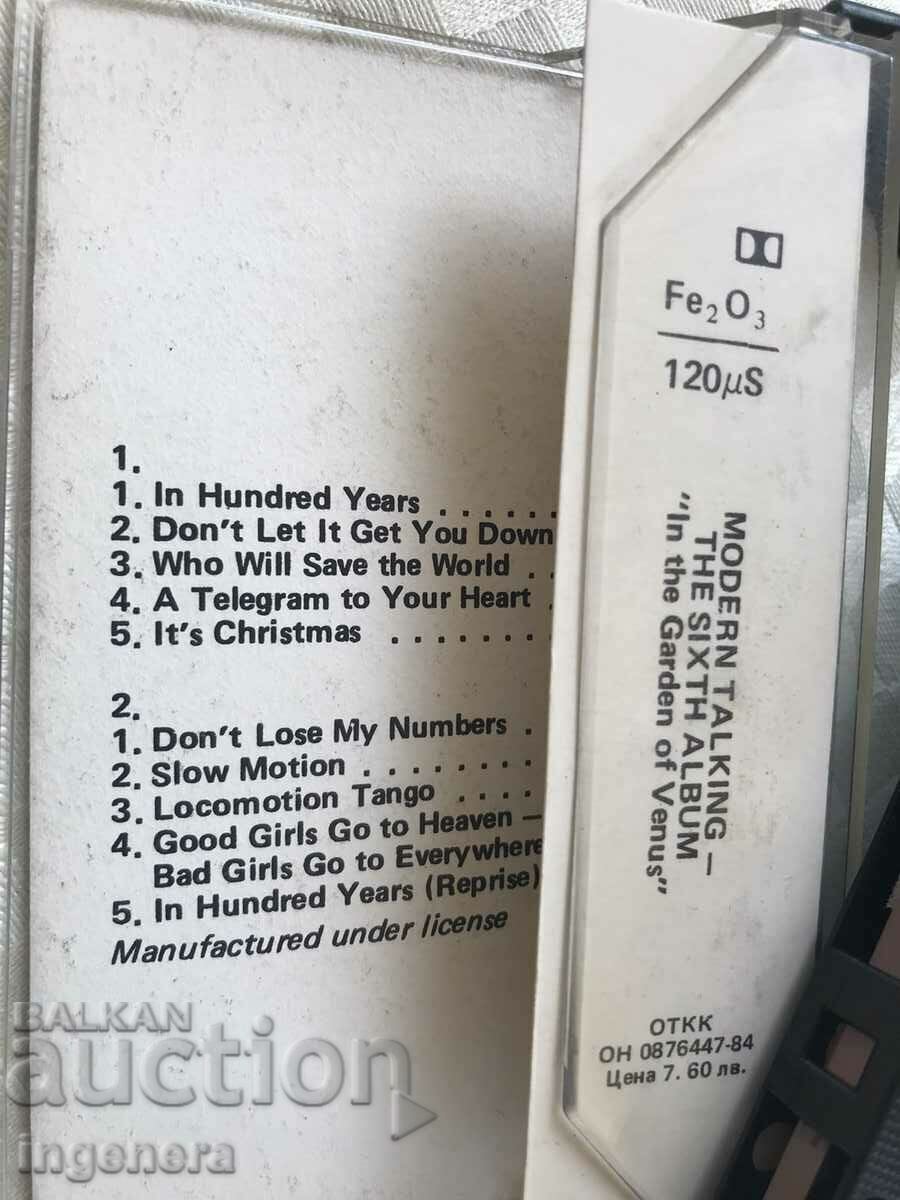AUDIO CASSETTE CASSETTE ORIGINAL-MODERN TALKING - 6 AUDIO CASSETTE CASSETTE ORIGINAL-MODERN TALKING - 6