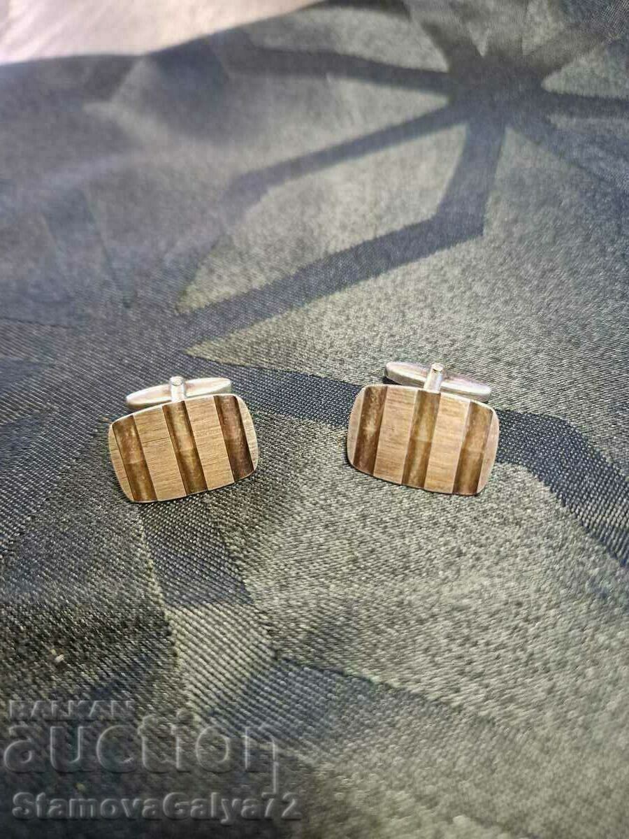 Υπέροχα αντίκες ασημένια κουμπιά μανσέτας με τιμή 66.00 BGN | € 33.75