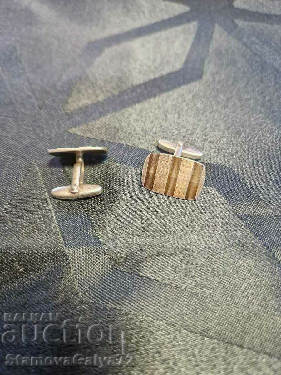 Δημοπρασία Υπέροχα αντίκες ασημένια κουμπιά μανσέτας