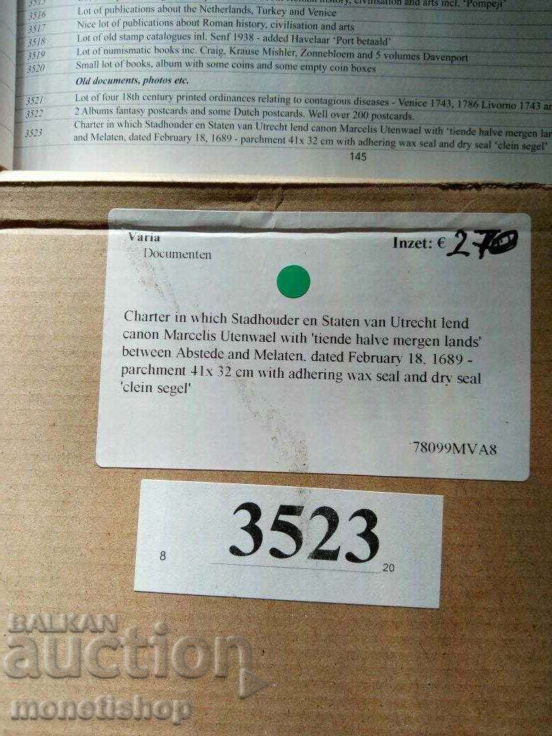 Ofer spre vanzare un document neexaminat - 6