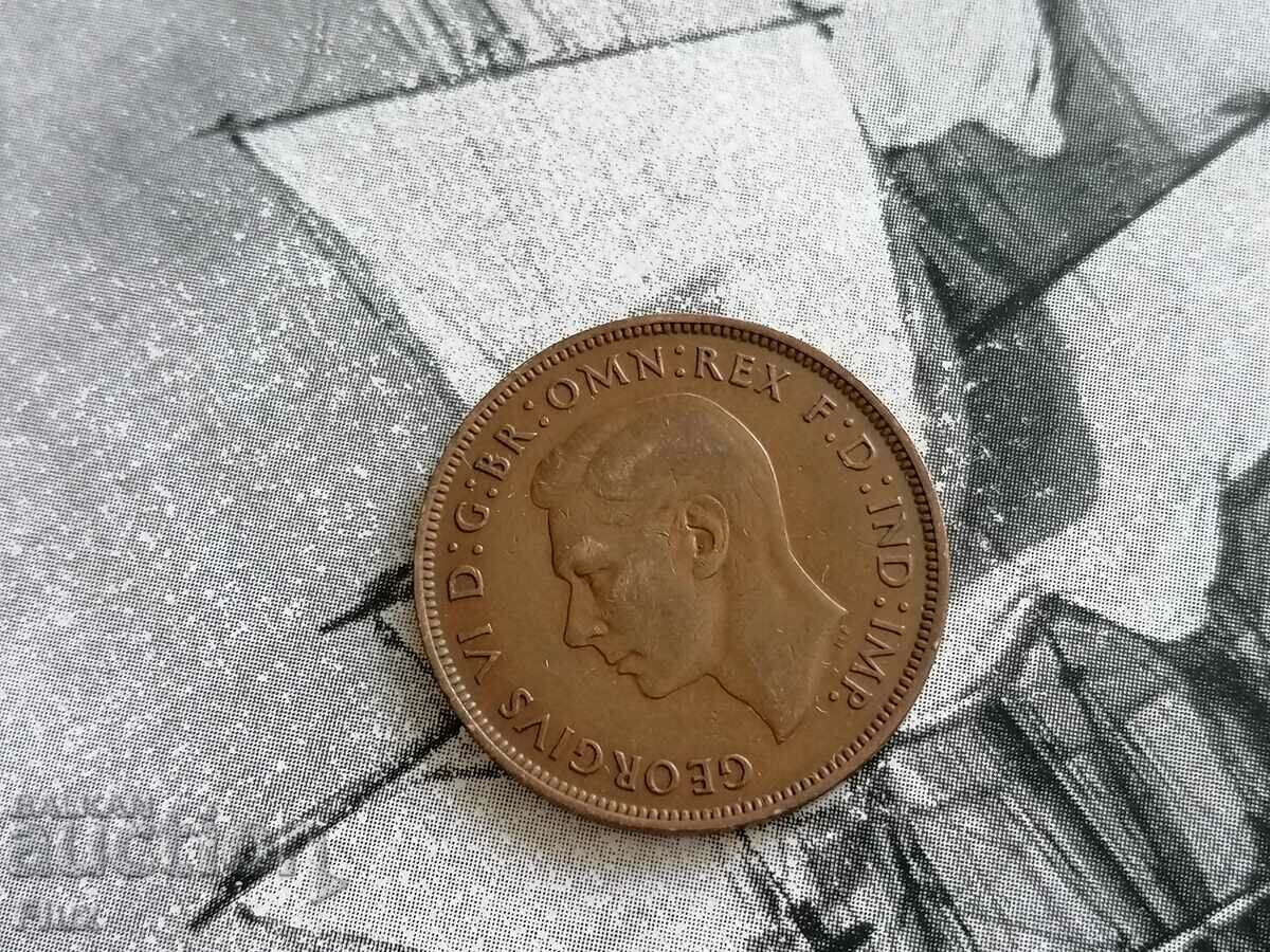 Κέρμα - Μεγάλη Βρετανία - 1 δεκάρα 1947 με τιμή 4.50 BGN | € 2.30 Κέρμα - Μεγάλη Βρετανία - 1 δεκάρα 1947 με τιμή 4.50 BGN | € 2.30