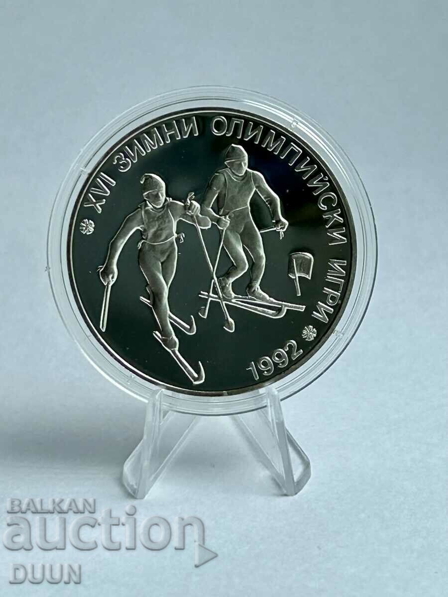 25 BGN 1990 WINTER OLYMPIC GAMES 1992 CROSS-COUNTRY