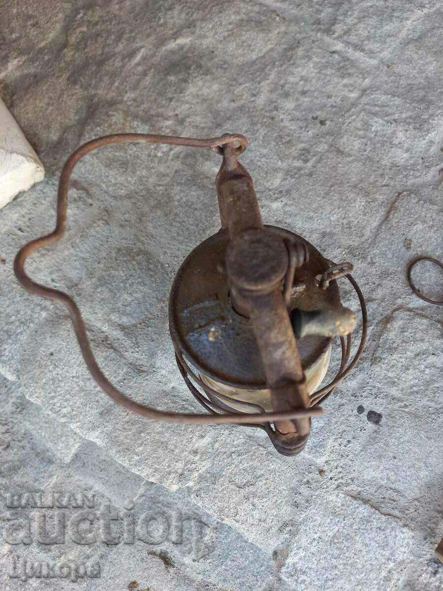 OLD GERMAN GAS LANTERN GAS LAMP - 6 OLD GERMAN GAS LANTERN GAS LAMP - 6