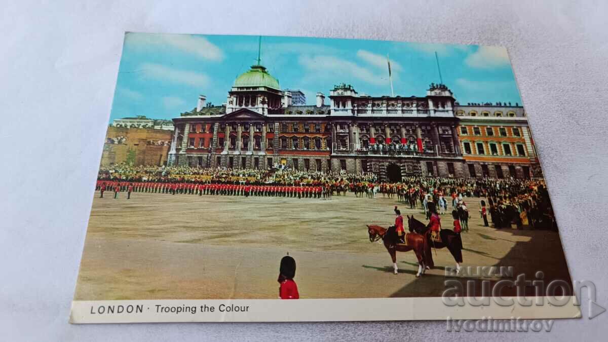 Пощенска картичка London Trooping the Colour