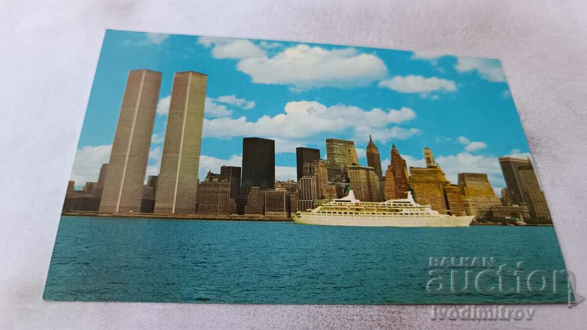 Καρτ ποστάλ του Παγκόσμιου Κέντρου Εμπορίου της Νέας Υόρκης