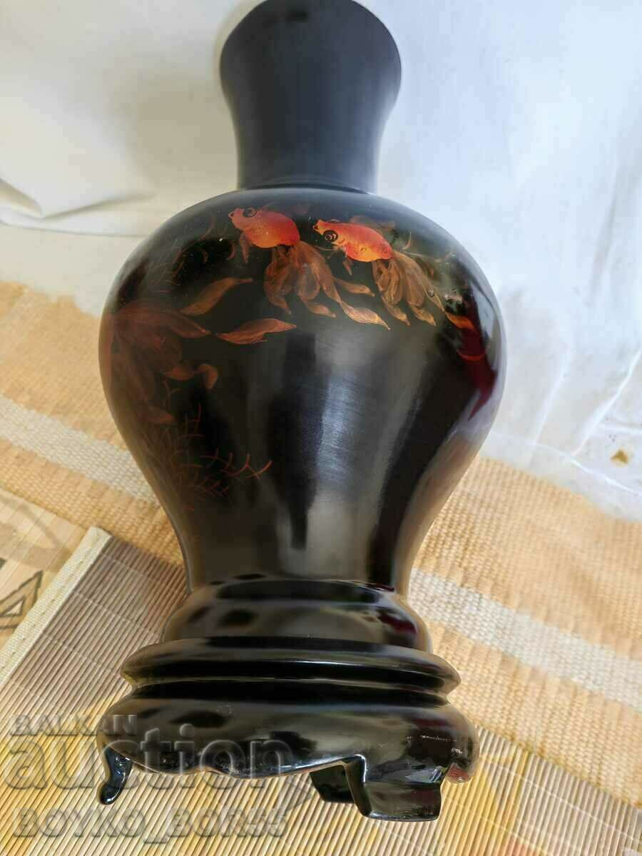 Large Antique Goldfish Vase - 5