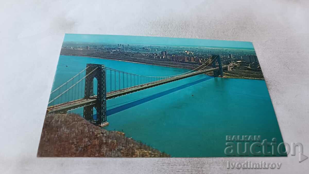 Пощенска картичка New York City George Washington Bridge