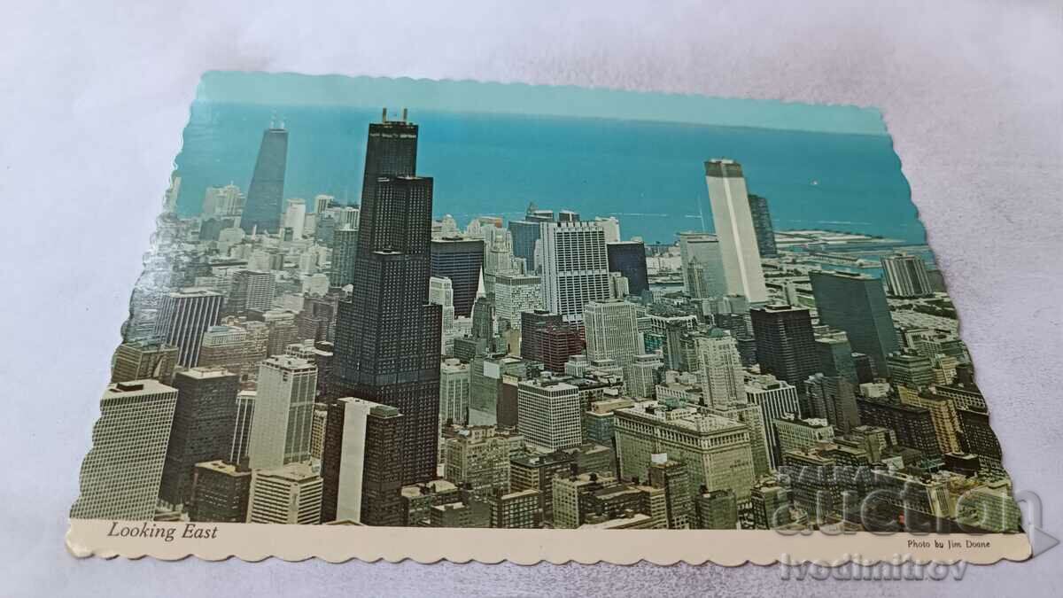 Пощенска картичка New York City Looking East