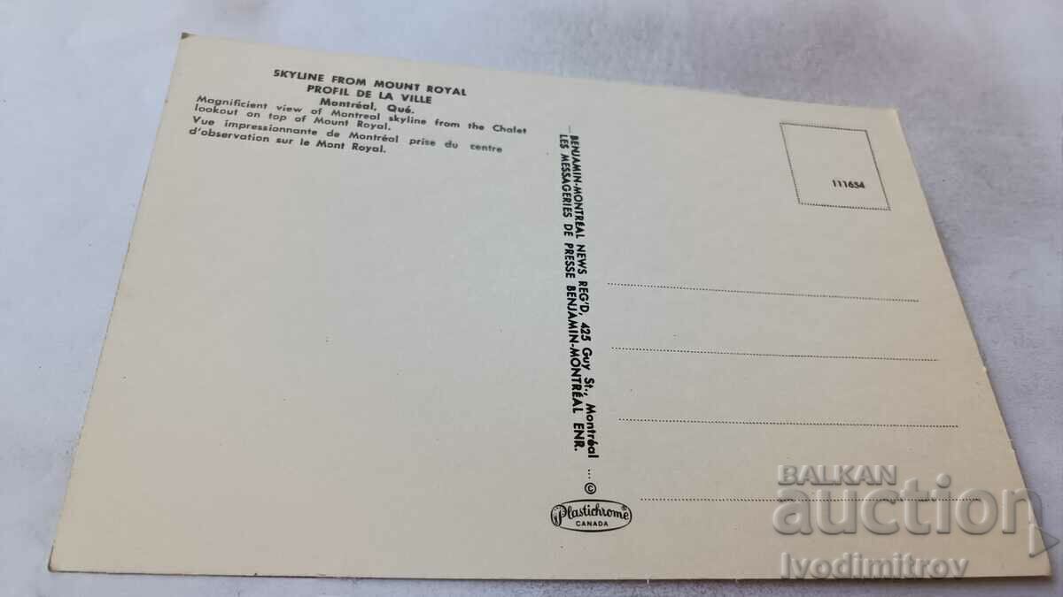 Montreal Skyline from Mount Royal - Profil de la Ville with price 0.85 BGN | € 0.43 Montreal Skyline from Mount Royal - Profil de la Ville with price 0.85 BGN | € 0.43