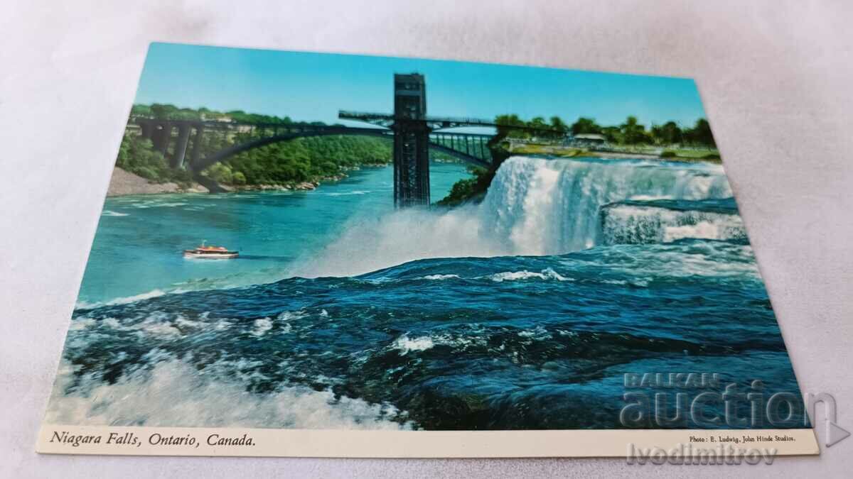 Пощенска картичка Ontario Niagara Falls
