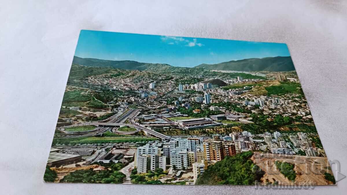 Postcard Caracas, Venezuela Panoramic View