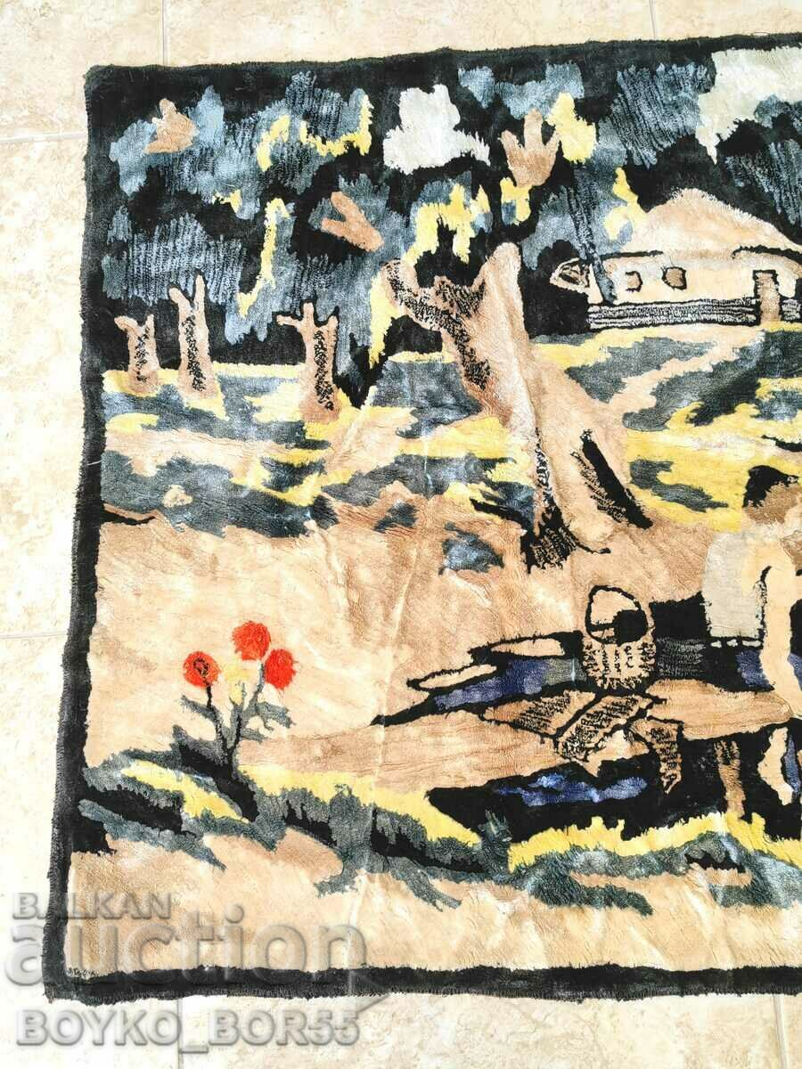 Παράδοση Κάλυμμα χαλιού τοίχου αντίκα 60/113 cm.