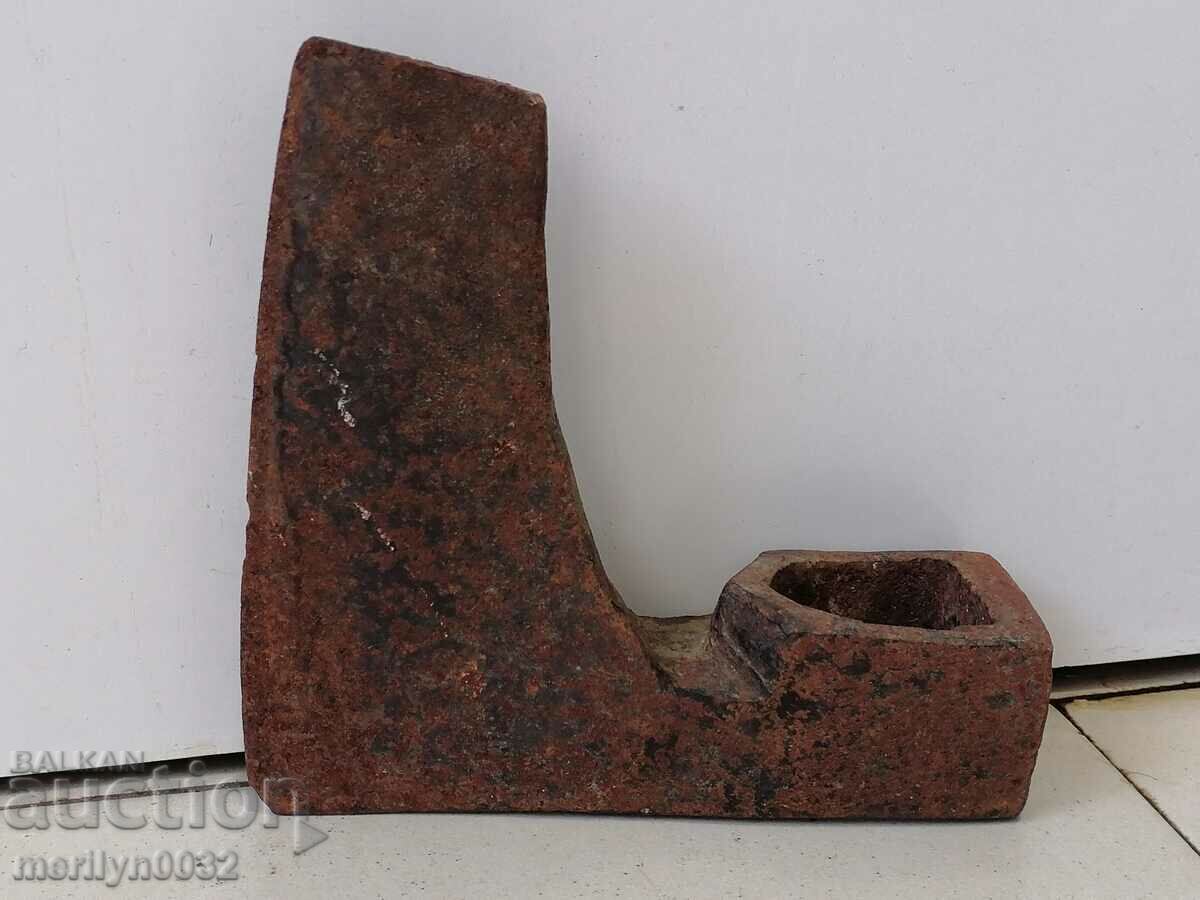 Παλιό τσεκούρι Μεγάλη λεπίδα σπαθιού χωρίς χυμό - 6