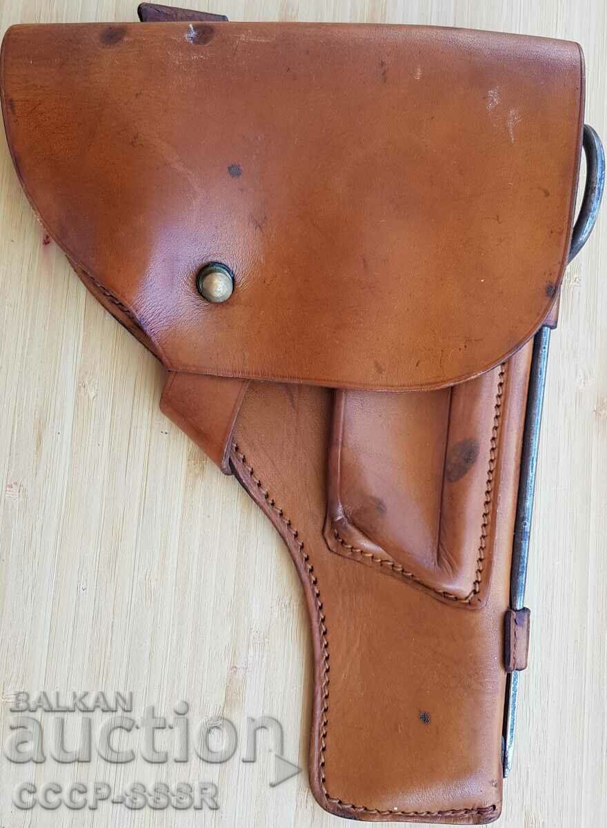 Russia, USSR TT pistol holster, leather, repairs Germany++