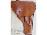 Russia, USSR TT pistol holster, leather, repairs Germany++