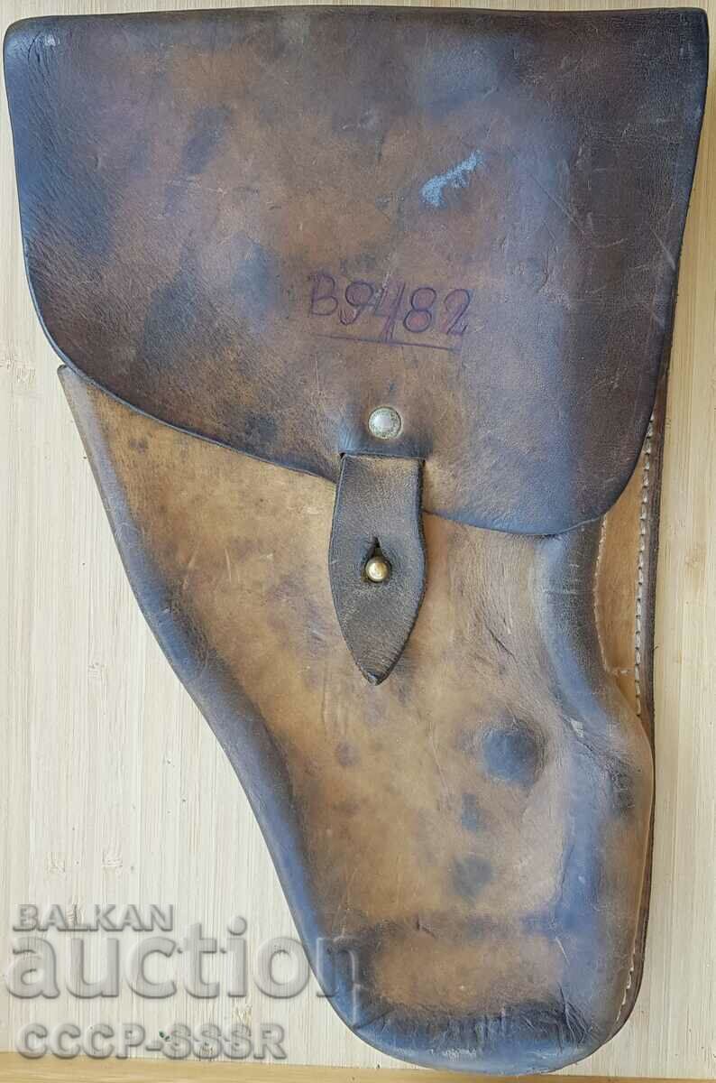 Skorpion submachine gun holster, Czech Republic, leather