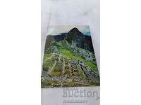 Carte poștală Machu Picchu, Peru 1972