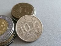 Монета - Австралия - 10 цента | 1966г.
