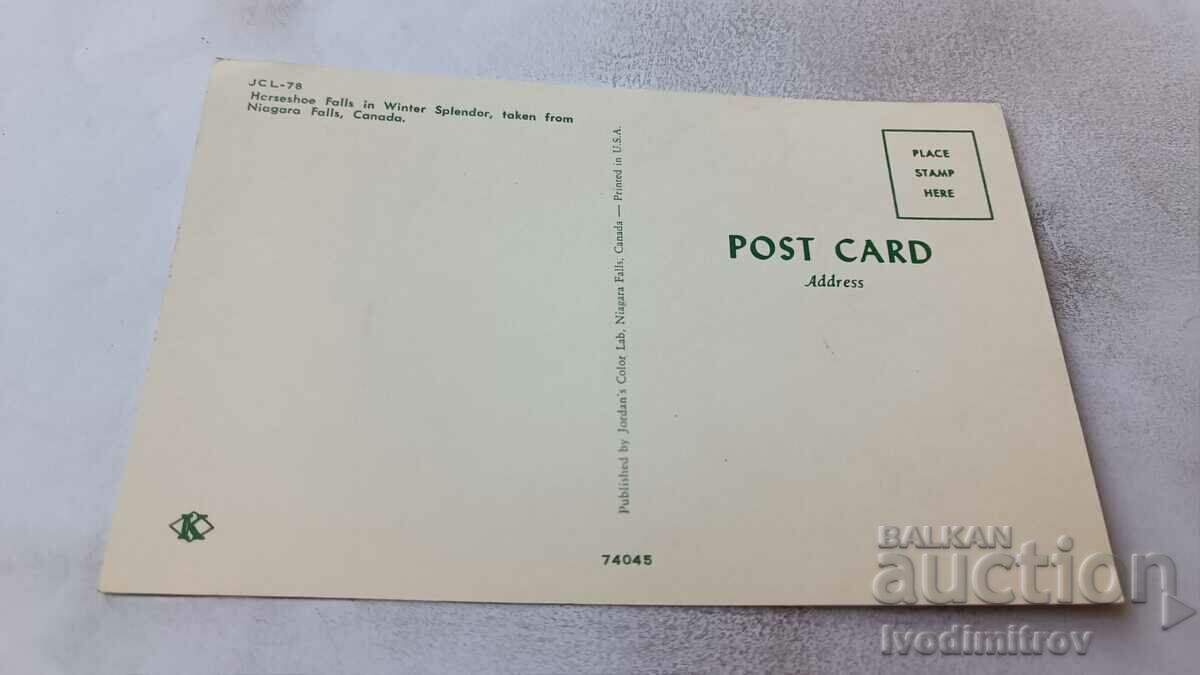 Postcard Niagara Falls in Winter with price 0.85 BGN | € 0.43 Postcard Niagara Falls in Winter with price 0.85 BGN | € 0.43