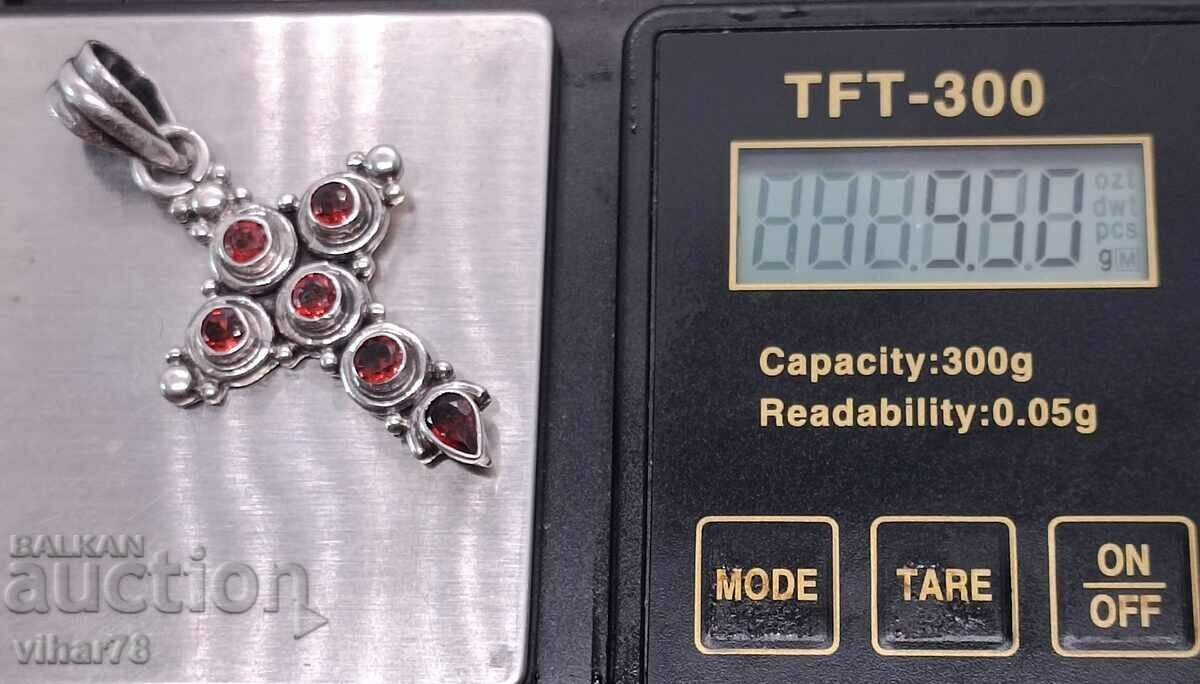 Silver cross with grenades - only by personal delivery with price 179.99 BGN | € 92.03 Silver cross with grenades - only by personal delivery with price 179.99 BGN | € 92.03